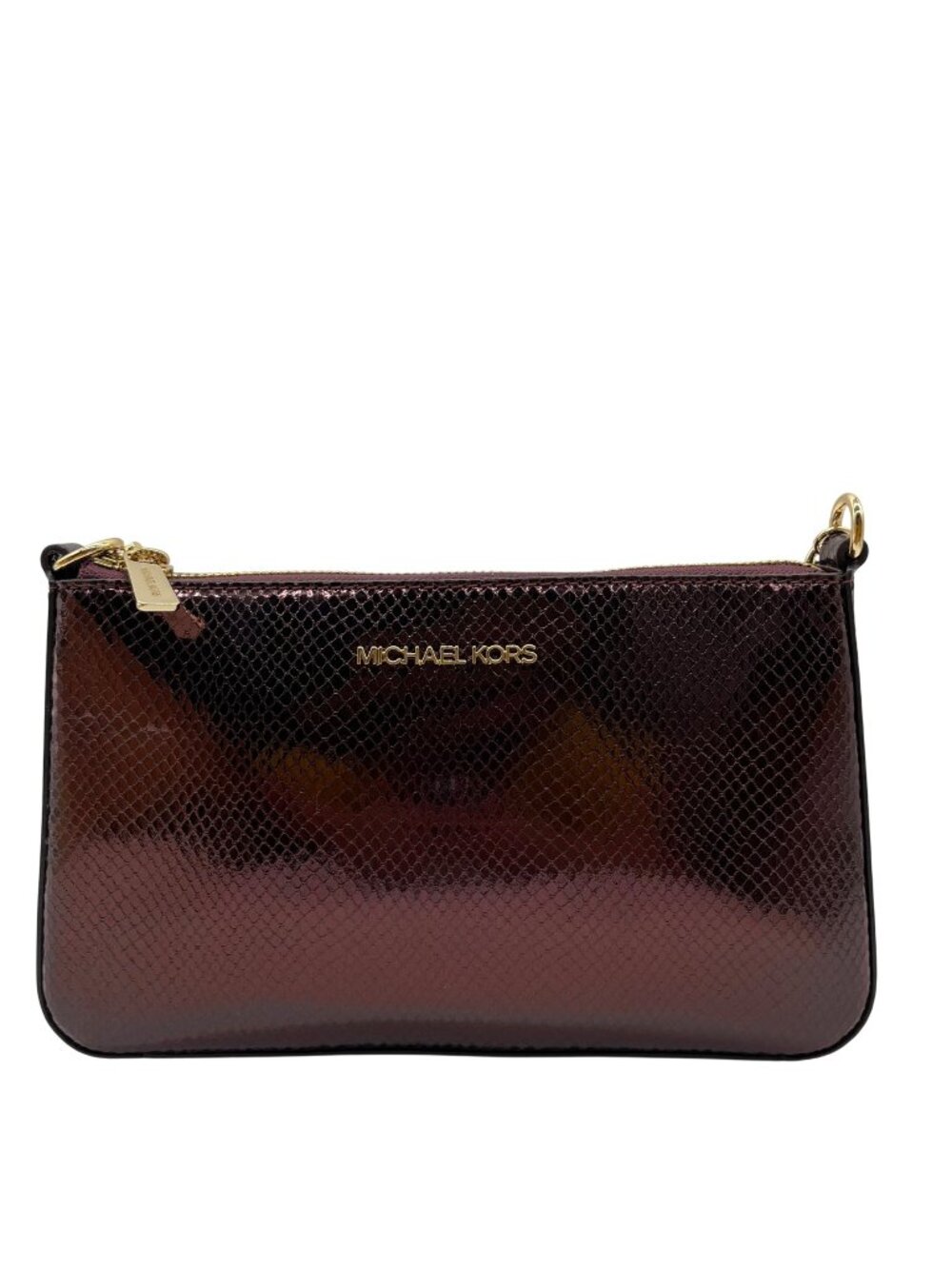 Michael Kors Oxblood Rouge Sombre Leather Shoulder Bag Gift Set